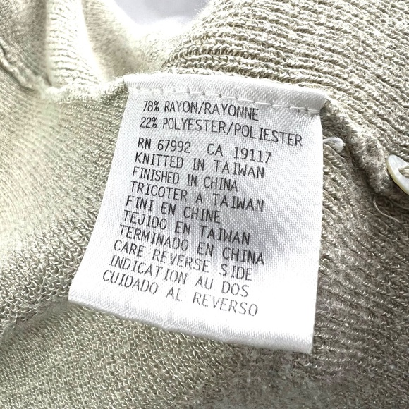 Sigrid Olsen Sport Cream Color Lightweight Sweater Size S - Picture 11 of 13
